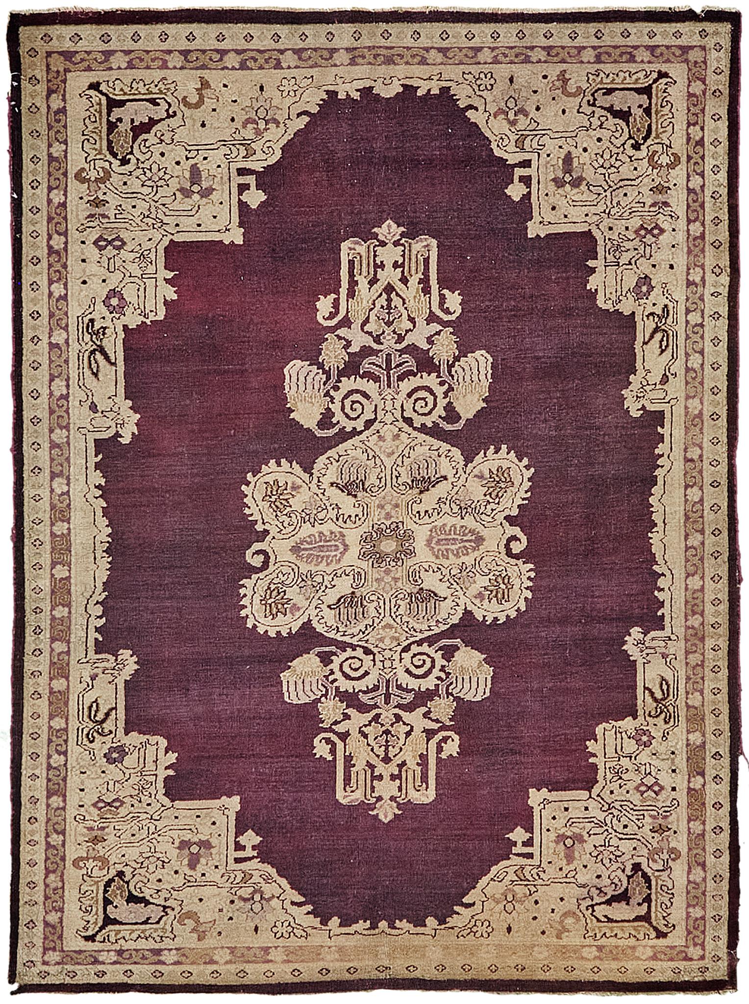 Merhaban Antique Indo Agra Rug For Sale