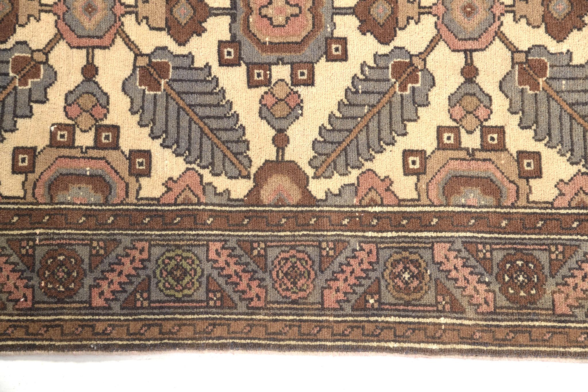Early 20th Century Merhaban Vintage Persian Lilihan Runner For Sale