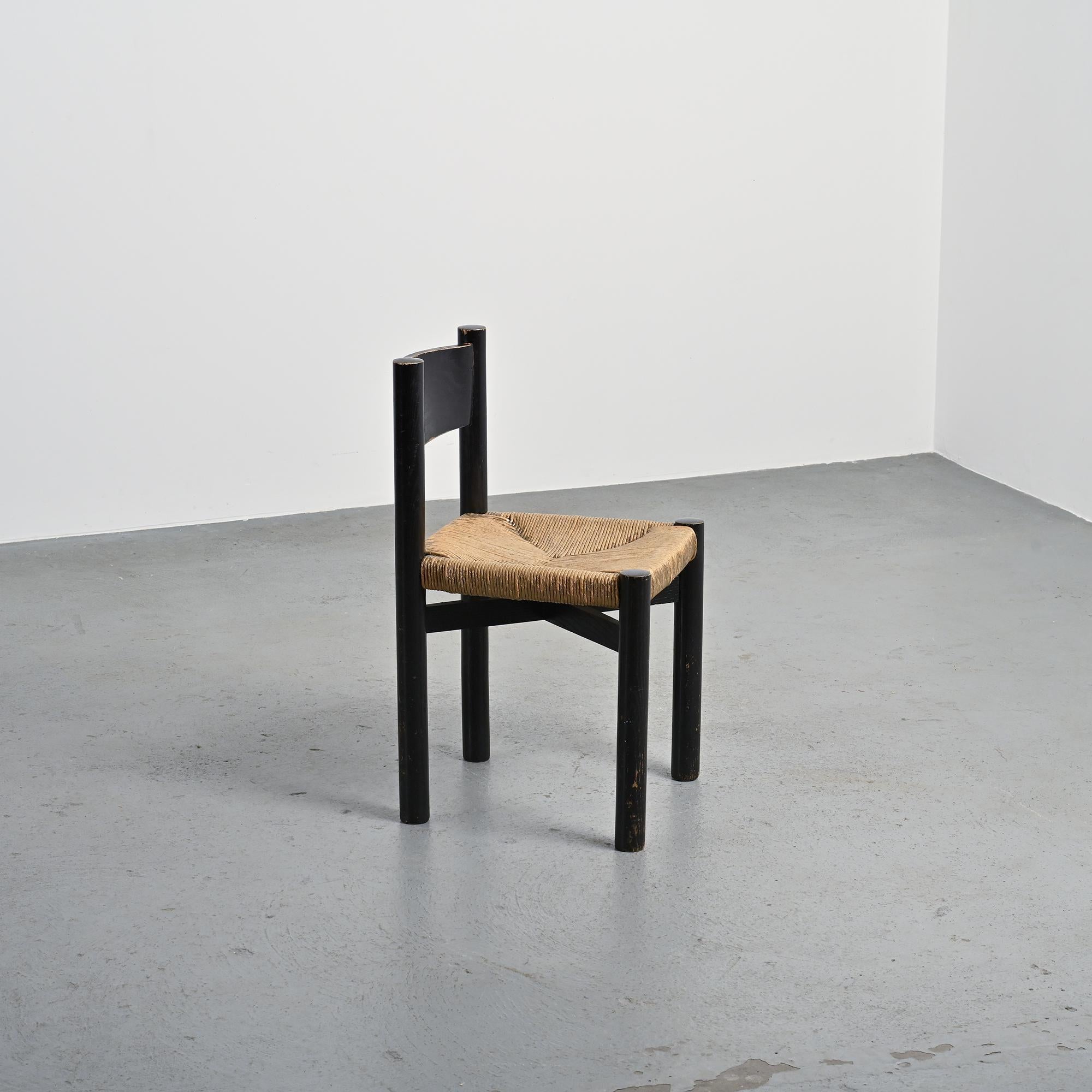 Chaise Meribel de Charlotte Perriand, vers 1960 Bon état - En vente à VILLEURBANNE, FR