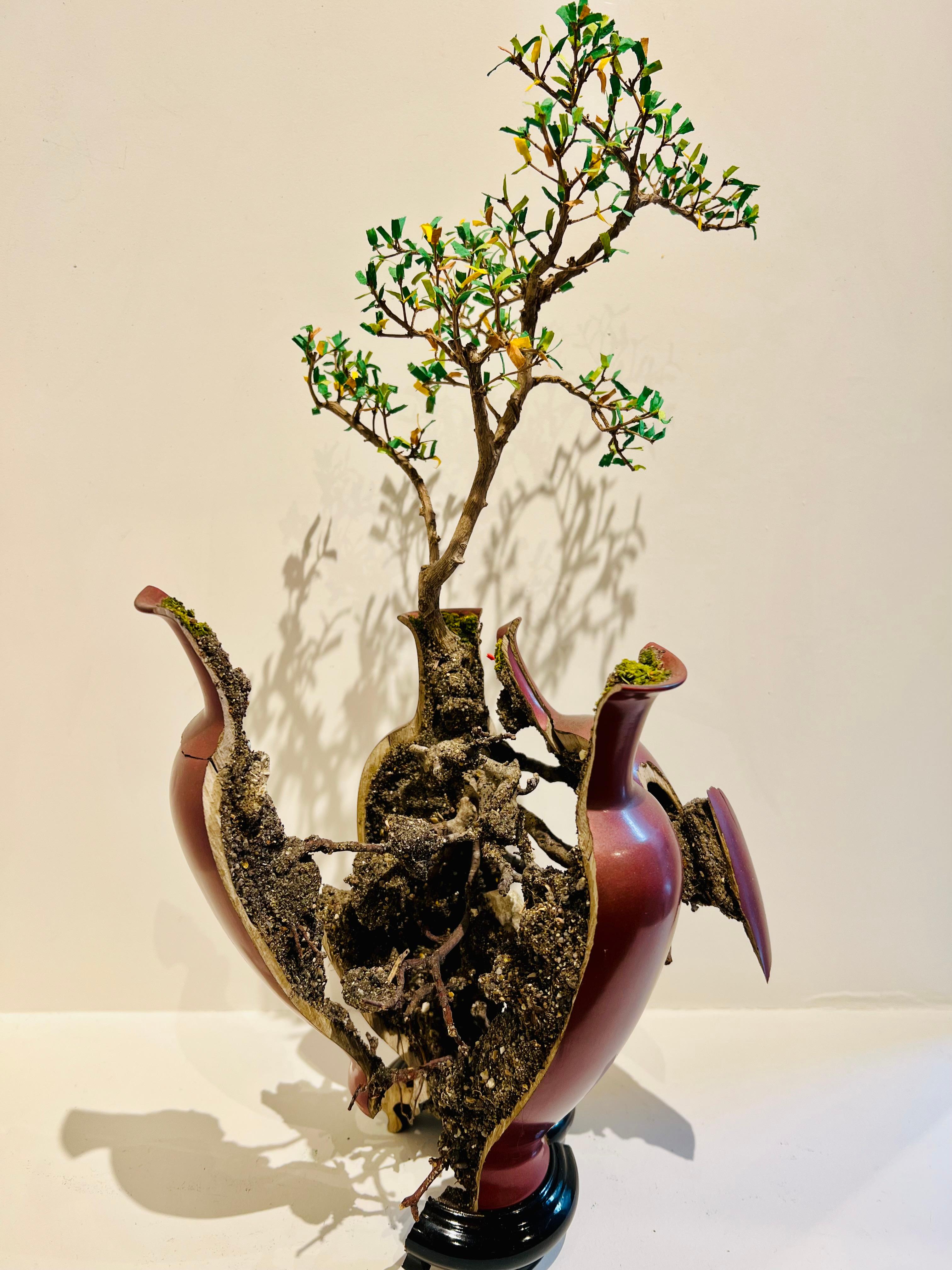 Vase IX - Sculpture by Émeric Chantier