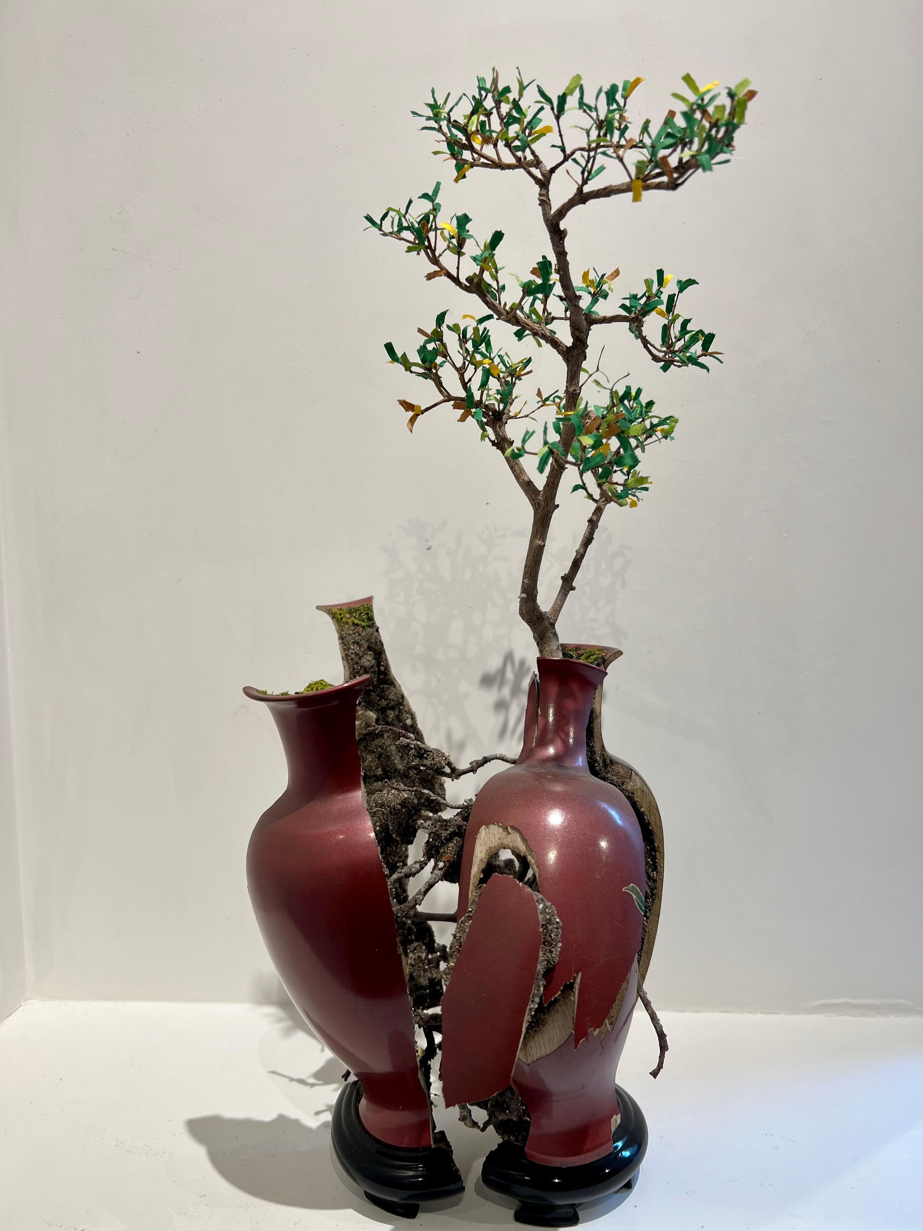 Émeric Chantier Still-Life Sculpture – Vase IX