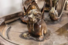 Meriden Silver Plate Co. portacandele ornamentale in argento