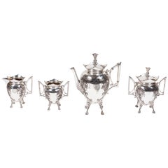 Vintage Meriden Britannia Company Victorian Silver Plate Coffee Set