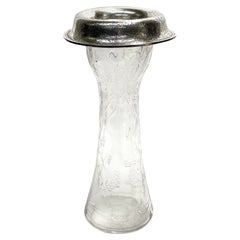 Meriden Britannia Sterling Silver and American Brilliant Cut Glass Vase, c.1900