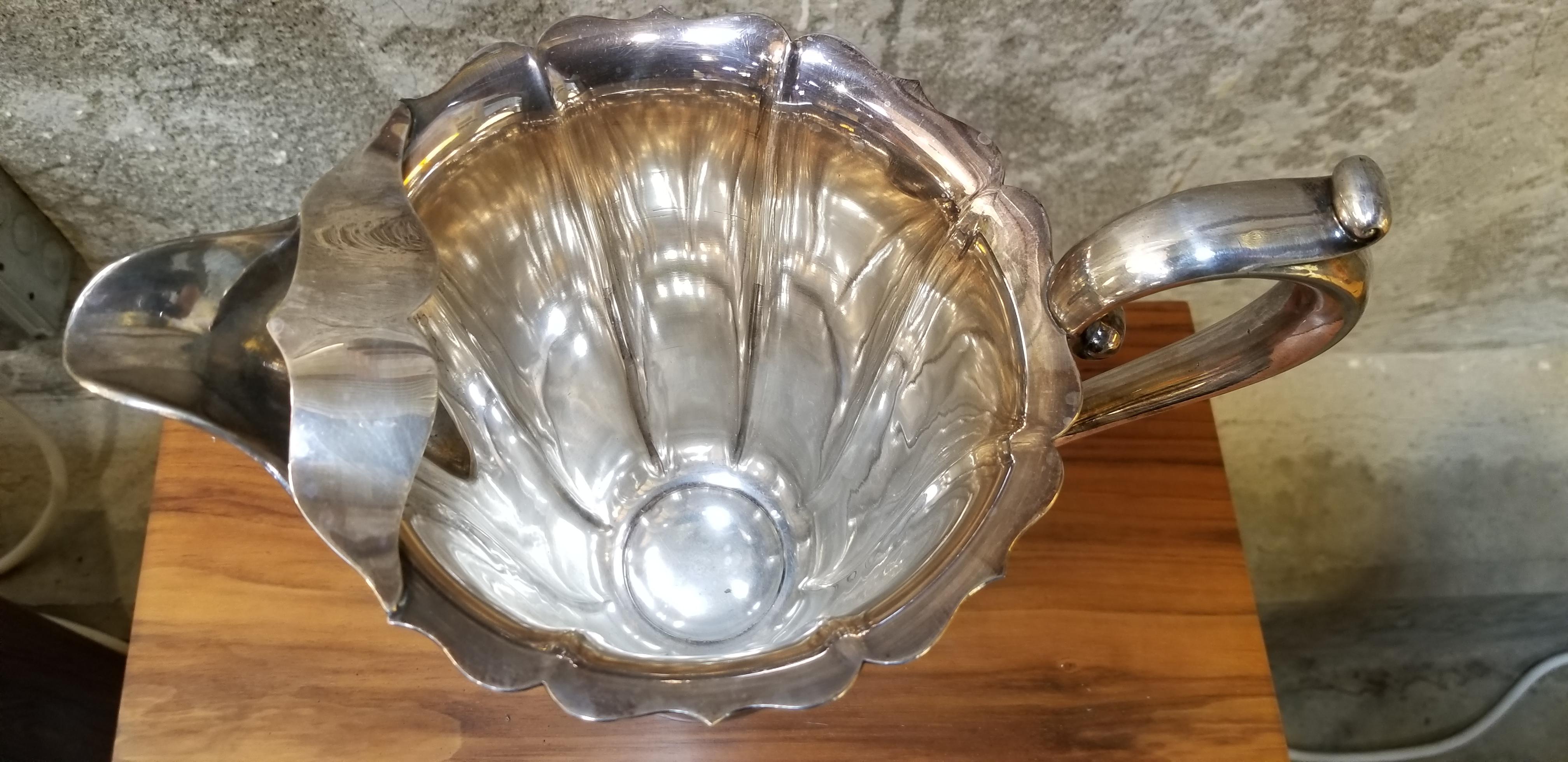 American Meriden & Co. Silver Plate Pitcher For Sale