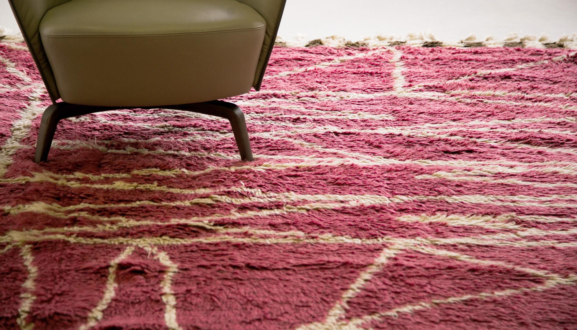 Hand-Knotted Mehraban Meridian Rug by Liesel Plambeck