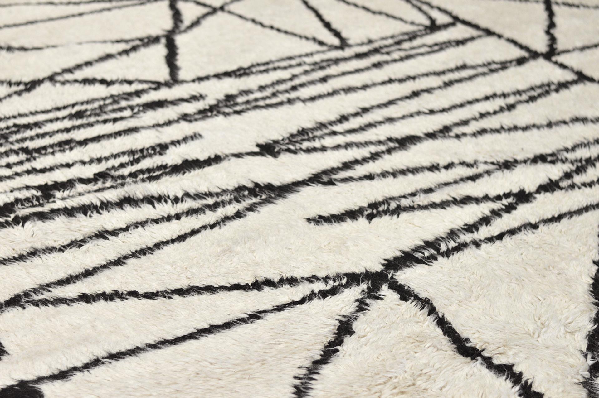 XXIe siècle et contemporain Meridian de Liesel Plambeck:: tapis abstrait d'inspiration Art déco des années 1930 en vente