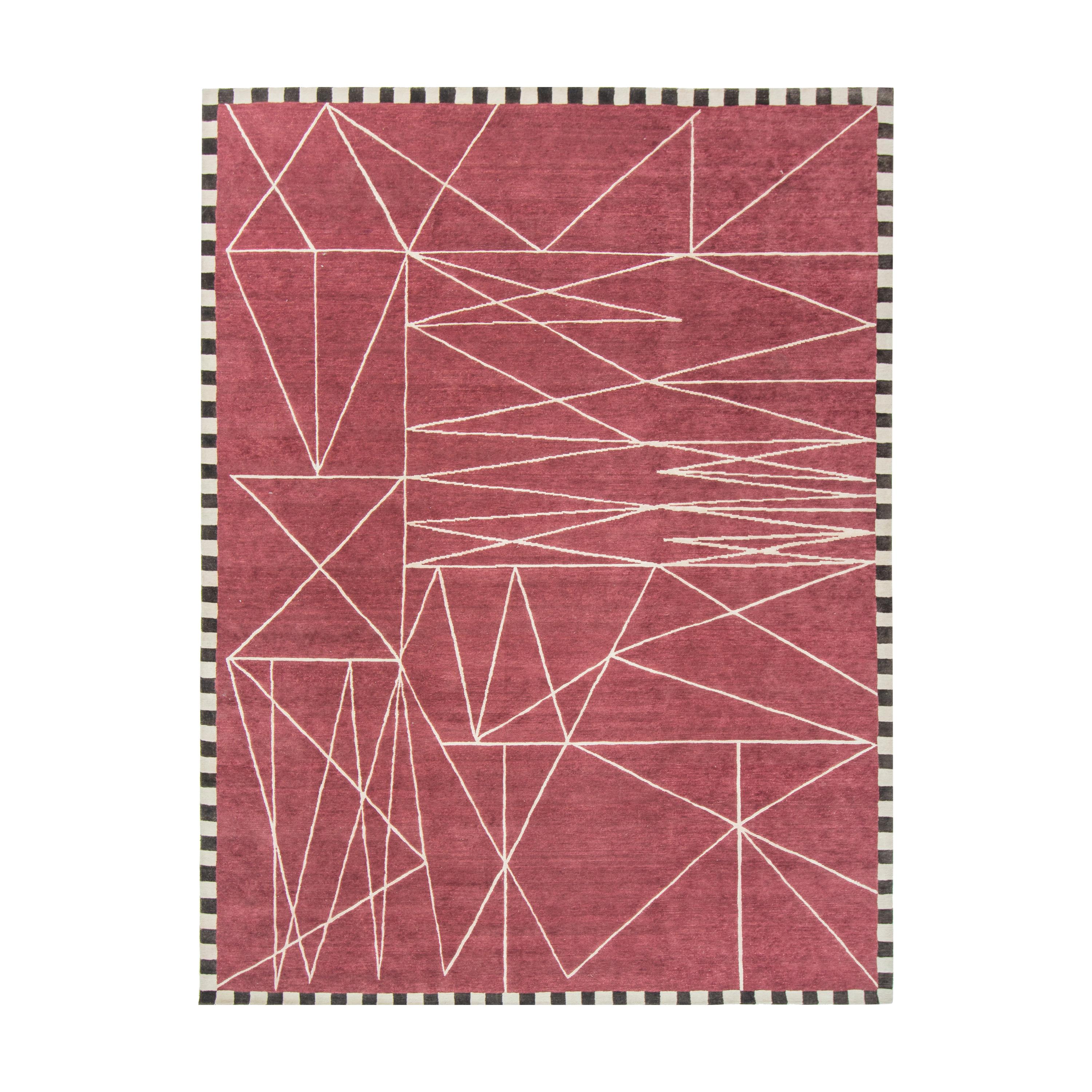 Mehraban-Meridian-Teppich von Liesel Plambeck im Angebot