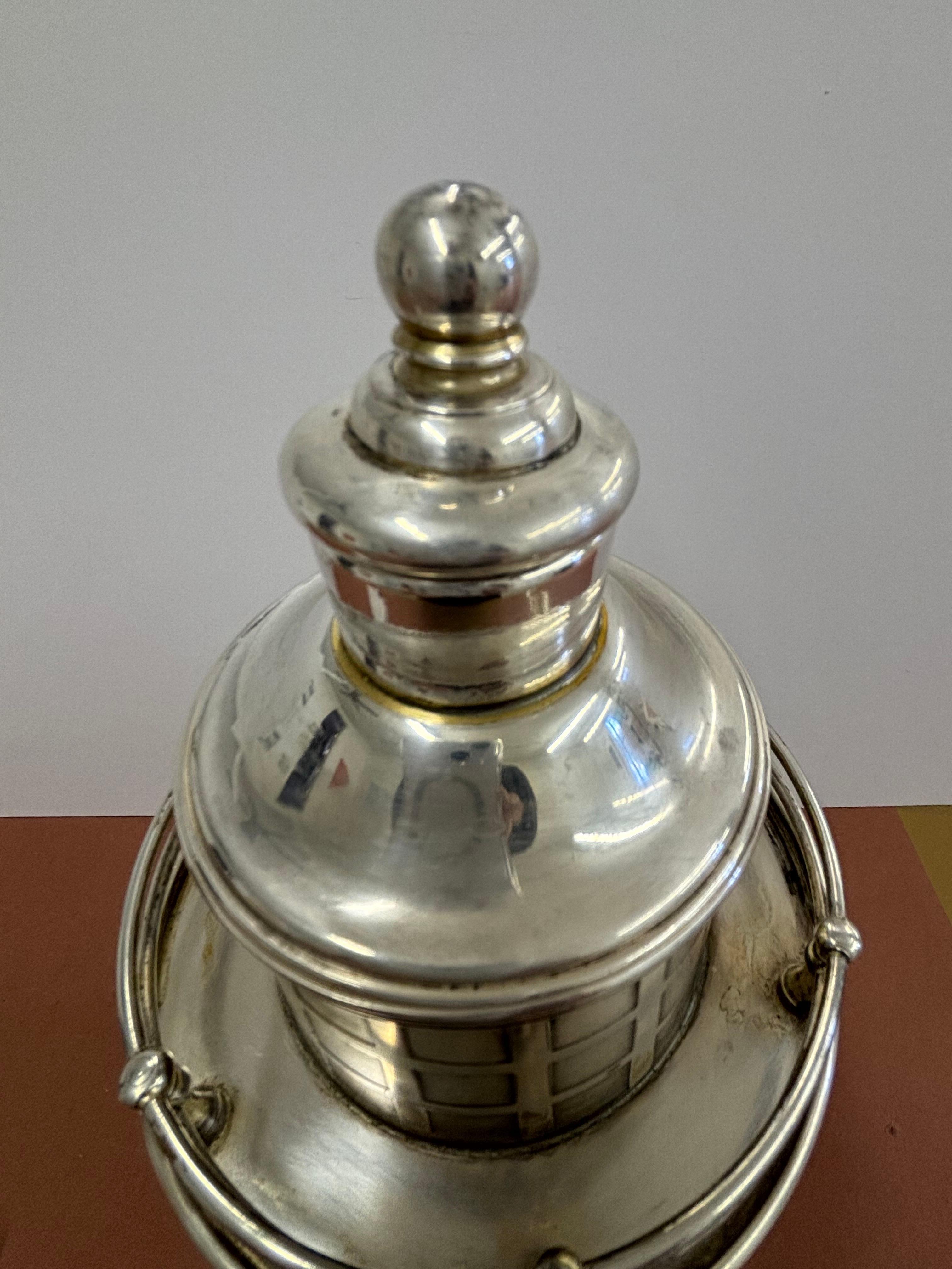 Meridian International Silver Lighthouse Cocktail Shaker 1927 10