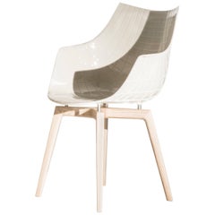 Chaise Meridiana blanche par Christophe Pillet pour Driade