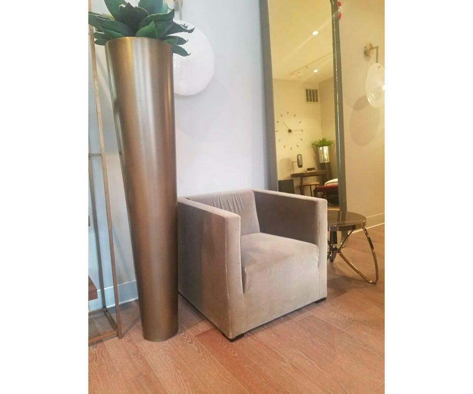Modern Floor Sample Meridiani Belmon Armchair by Andrea Parisio For Sale