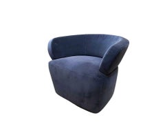 Kleiner drehbarer Bodensessel Meridiani Josephine von Andrea Parisio