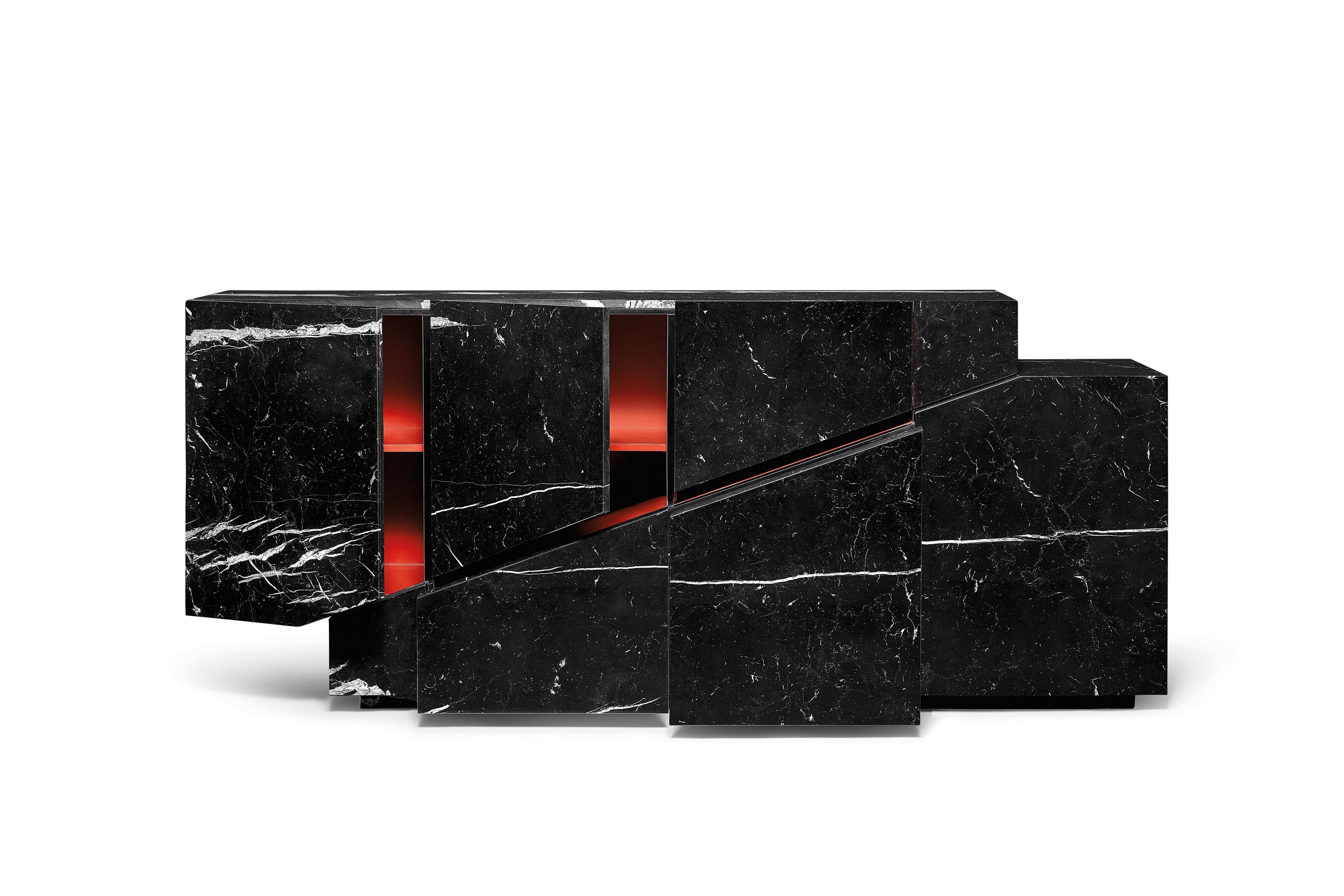 Meridiano Marble Sideboard by Ginger & Jagger In New Condition For Sale In Geneve, CH