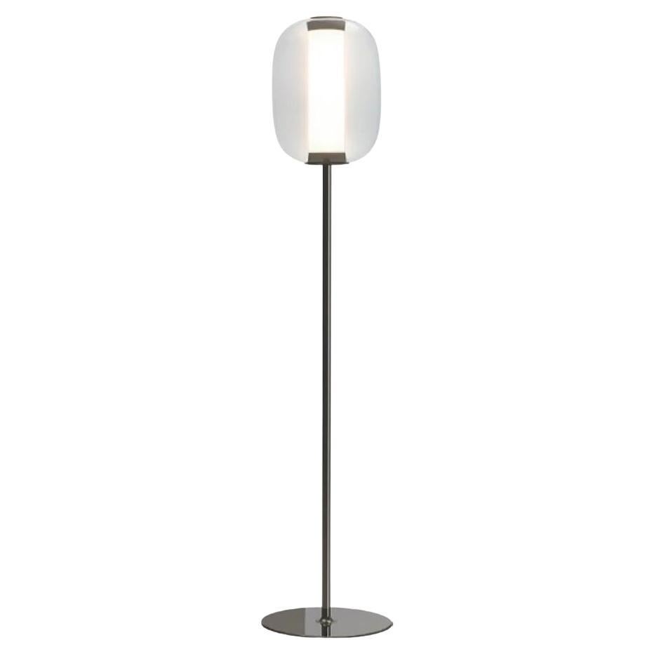 Meridiano Medium Stehlampe, Klarglasschirm von FontanaArte