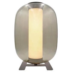 Meridiano Medium Tischlampe mit grauem Fume'-Glasschirm von FontanaArte