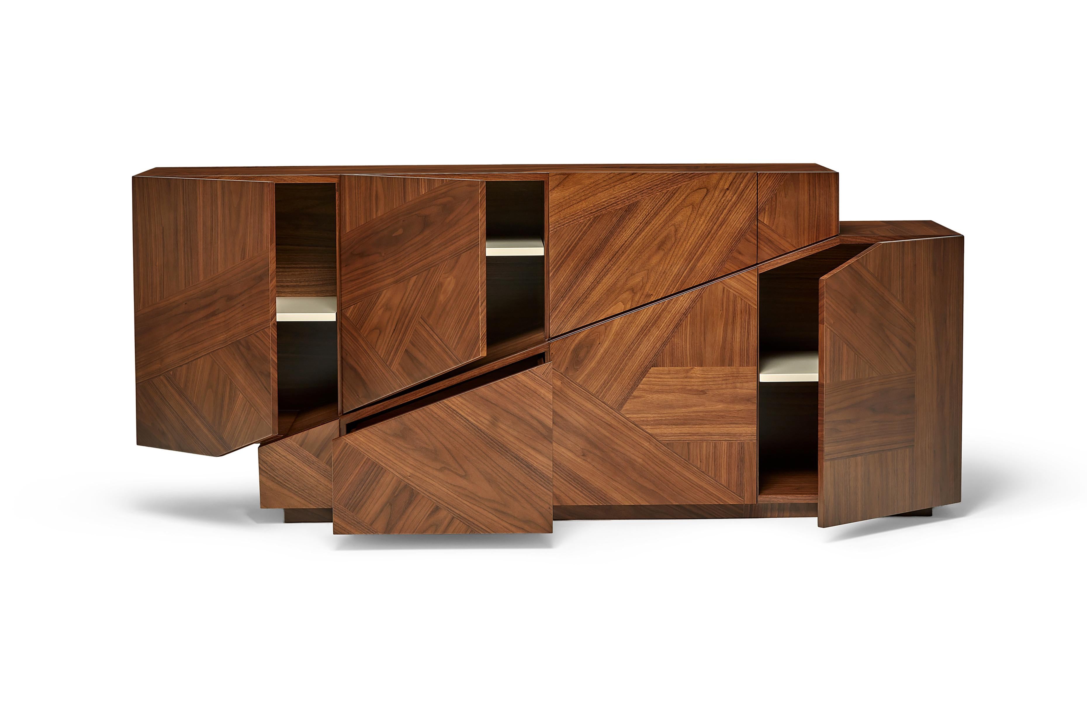 XXI secolo e contemporaneo Credenza Meridiano Wood di Ginger & Jagger in vendita