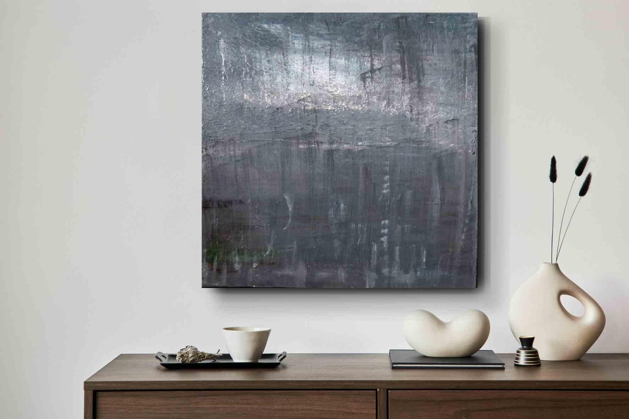 The Smell of a Rainy Afternoon – Gemälde von Meriem Delacroix – 2020 im Angebot 4
