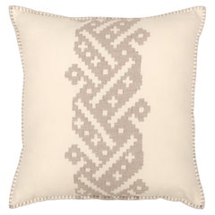 Merino Wool Pillow Cover, 20''x20'' Mid-Century Modern, New Design