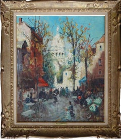 Montmartre. Oil on canvas, 55x46 cm