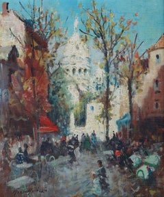 Montmartre. Oil on canvas, 55x46 cm