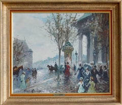 Paris, place de la Madeleine. 1955, oil on canvas, 46x55 cm