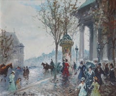 Paris, place de la Madeleine. 1955, oil on canvas, 46x55 cm