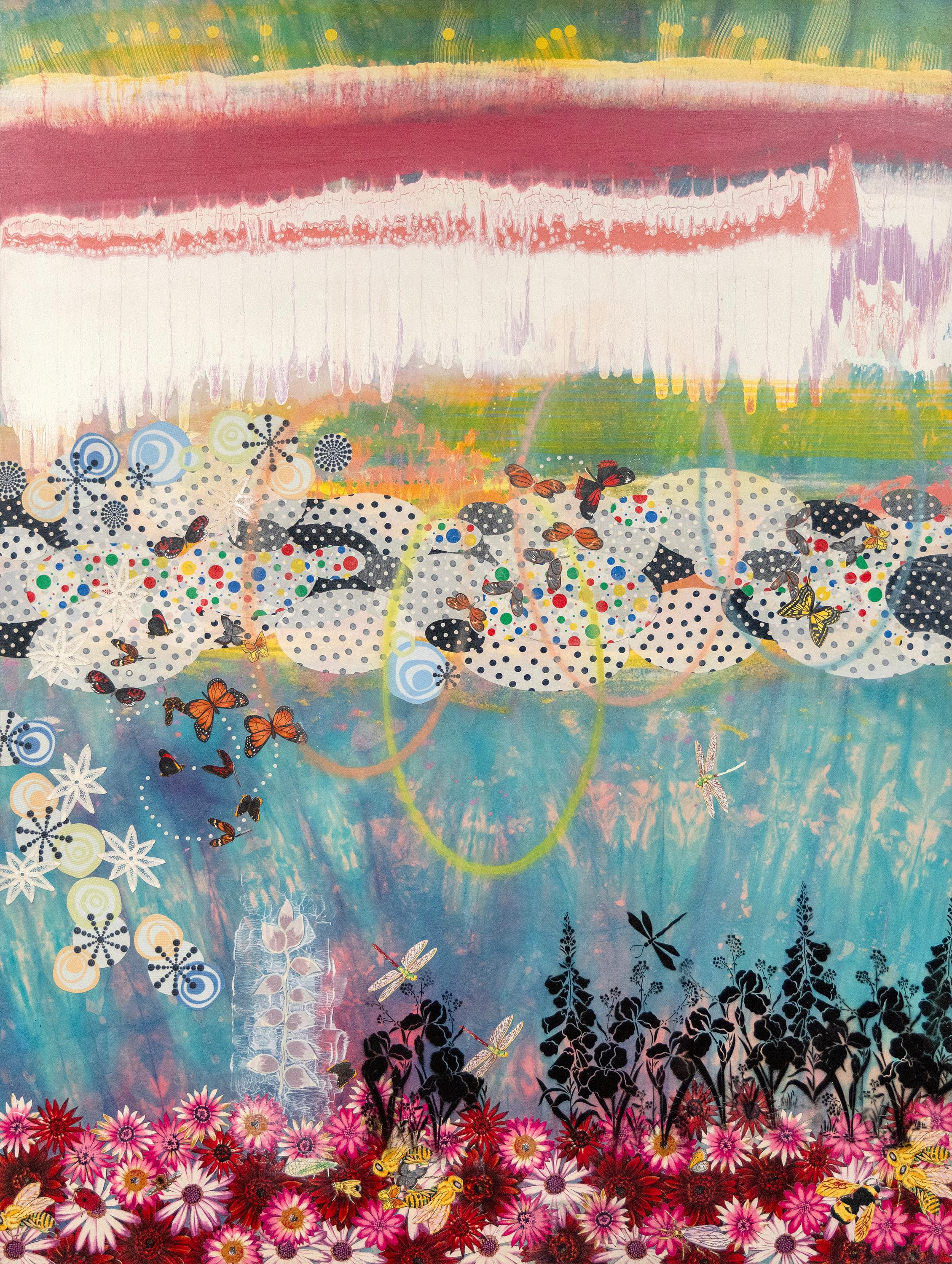Landscape Painting di Merion Estes - Cielo blu cielo