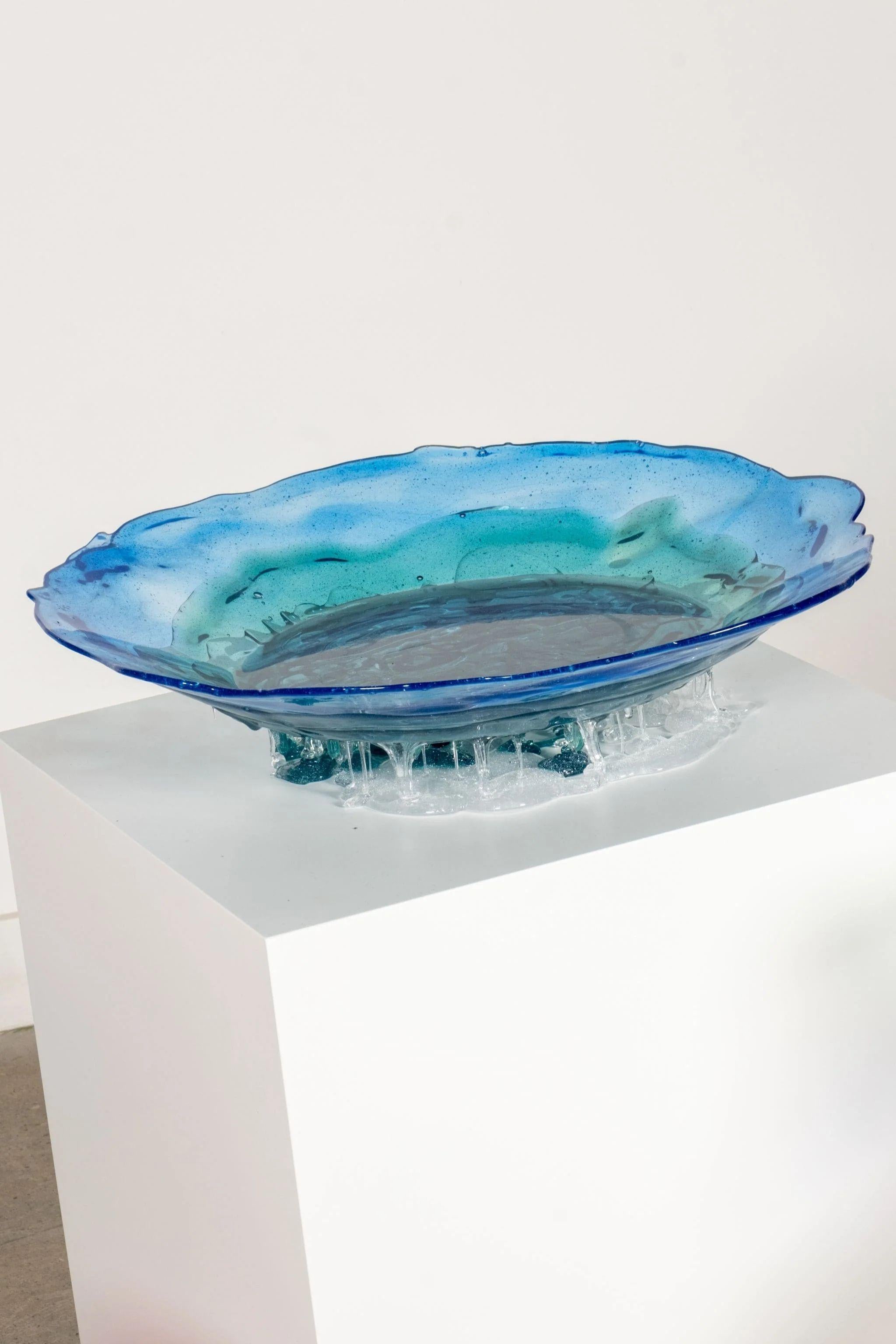 Post-Modern Meritalia Big Surprise 1, Large/ Blue, Green and Clear by Gaetano Pesce For Sale