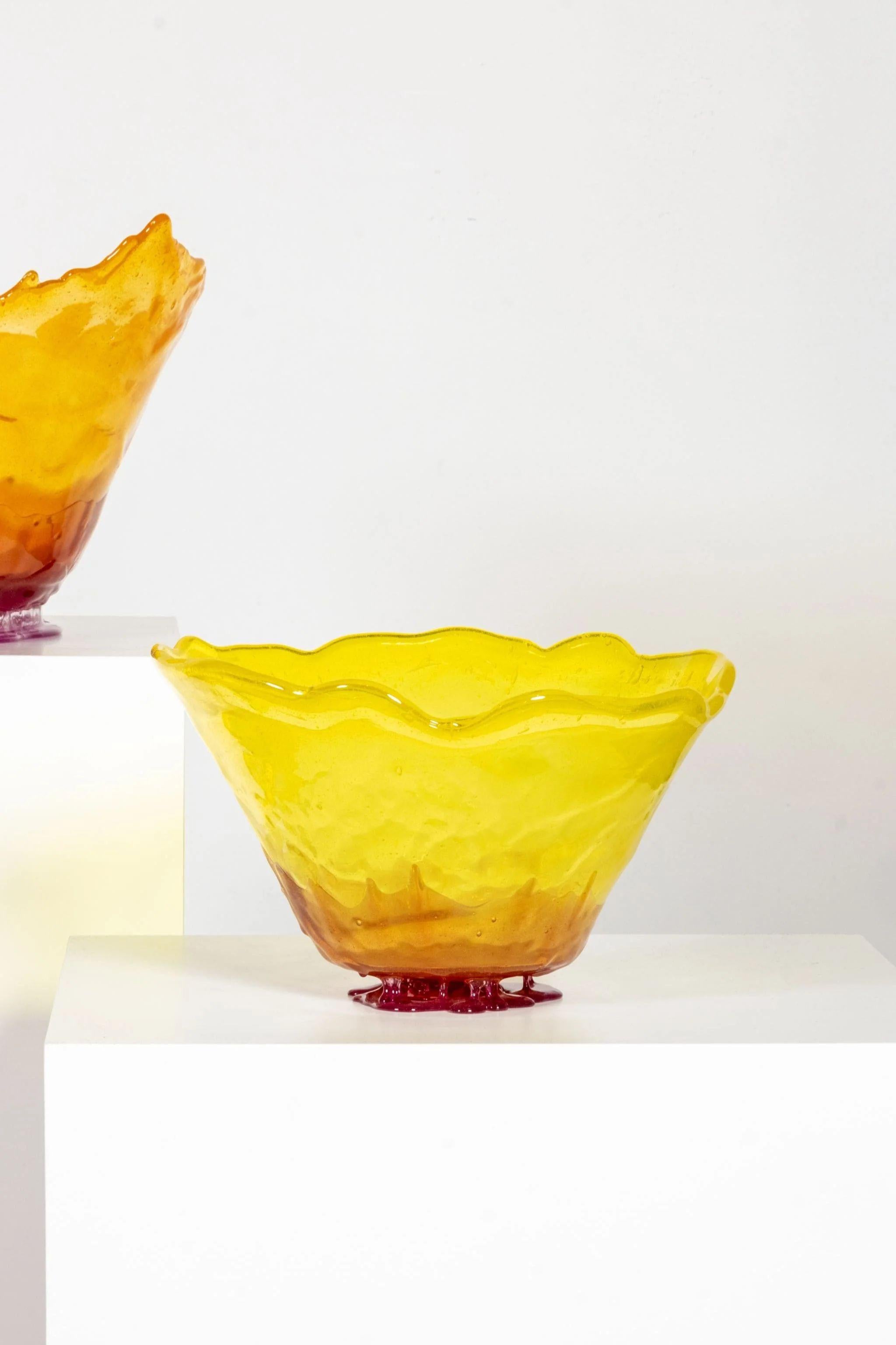 Each vase by Edizioni del Pesce embodies a singular and unrepeatable identity, telling a different story through innovative shapes, intricate details and a varied chromatic range. The diversity of the techniques gives each vase a distinctive