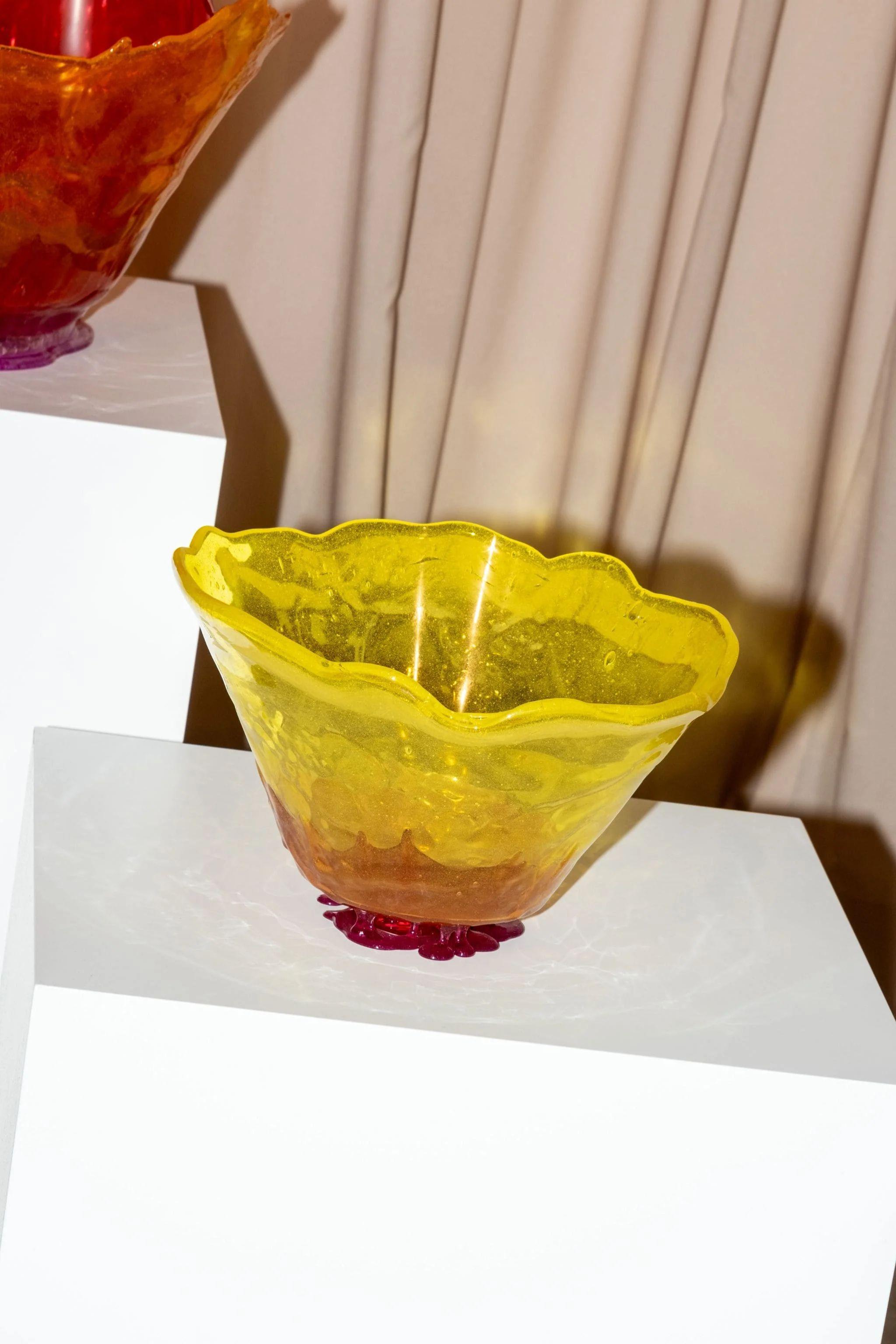 Post-Modern Meritalia Big Surprise 2, Small / Yellow and Pink by Gaetano Pesce For Sale