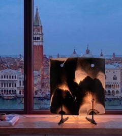 Meritalia Chador Monocolor Table Lamp by Gaetano Pesce, Black, Limited Edition