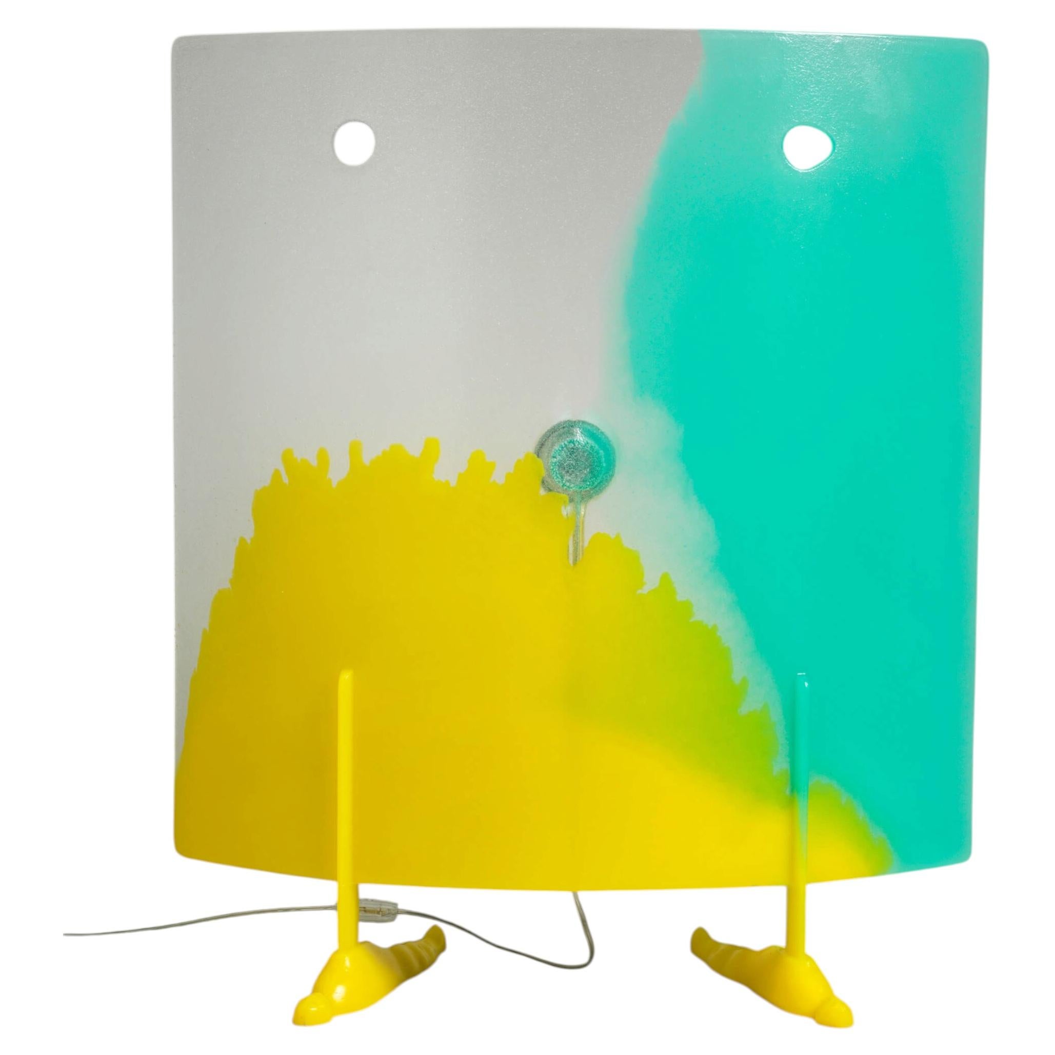 Meritalia Chador Multicolor Table Lamp by Gaetano Pesce, Resin, Limited Edition For Sale