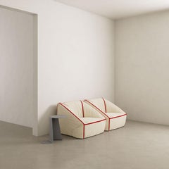 Meritalia Crease origami Armchair Upholstered in soft wool by Faye Toogood