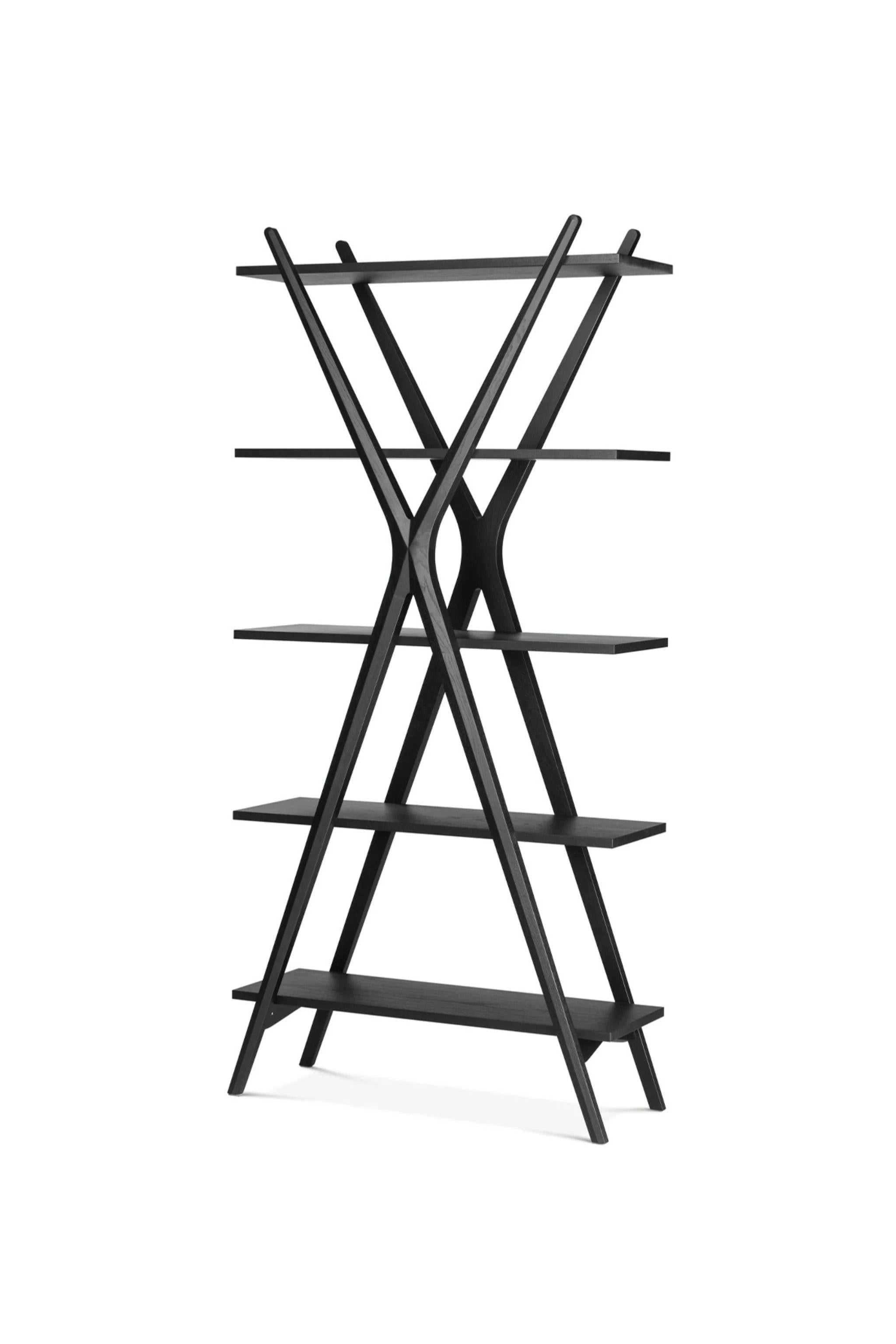Meritalia Cross Shelf, Black by Carlo Contin In New Condition For Sale In Toronto, ON