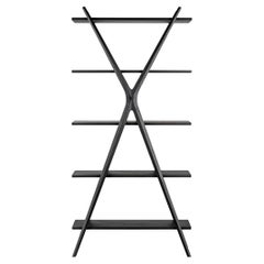 Meritalia Cross Shelf, Black by Carlo Contin