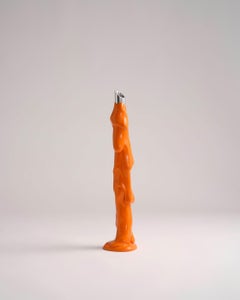 Bougeoir « Edizioni del Pesce Candelabre » de Meritalia, en jaune, par Gaetano Pesce