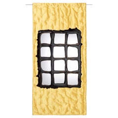 Meritalia Edizioni del Pesce Mirror 3 in Yellow and Black by Gaetano Pesce