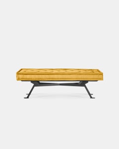 Meritalia Fix Rectangular Bench Upholstered in Wool by Achille Castiglioni