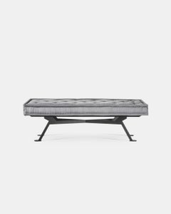 Meritalia Fix Rectangular Bench Upholstered in Wool by Achille Castiglioni