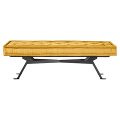 Meritalia Fix Rectangular Bench Upholstered in Wool by Achille Castiglioni