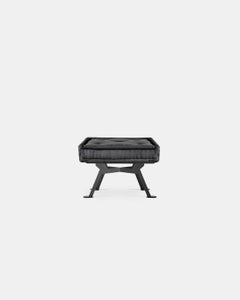 Meritalia Fix Squre Bench Upholstered in Wool by Achille Castiglioni