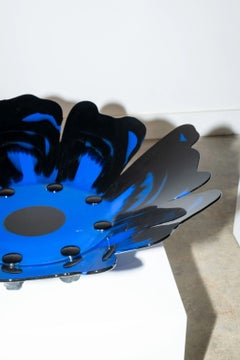 Meritalia Papavero Vase / Black and Blue by Gaetano Pesce