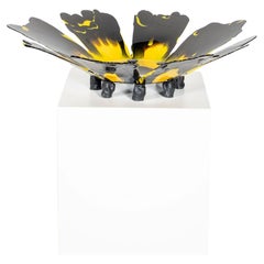 Meritalia Papavero Vase / Black and Yellow by Gaetano Pesce