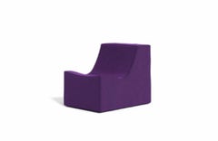 Meritalia Scoop Modular Sofa in velvety felt by Philippe Malouin