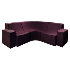 Meritalia Scoop Modular Sofa in velvety felt by Philippe Malouin