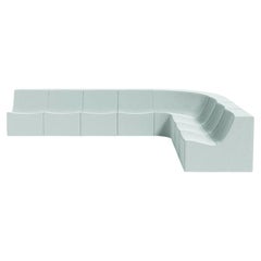 Meritalia Scoop Modular Sofa in velvety felt by Philippe Malouin