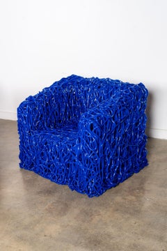 Meritalia Senzafine Stuhl, Senza Blau von Gaetano Pesce