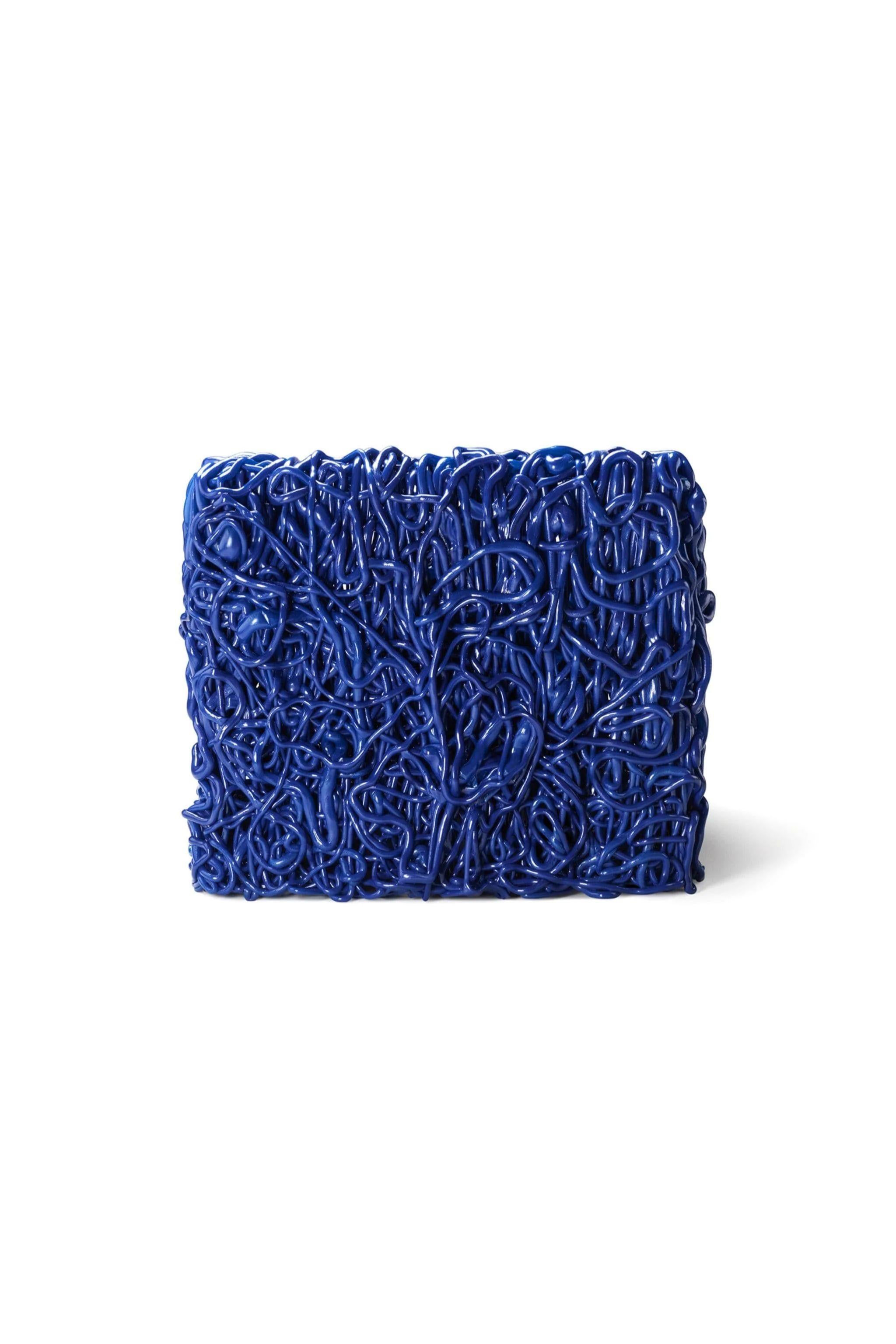 Plastique Chaise Meritalia Senzafine, Senza Blue by Gaetano Pesce en vente