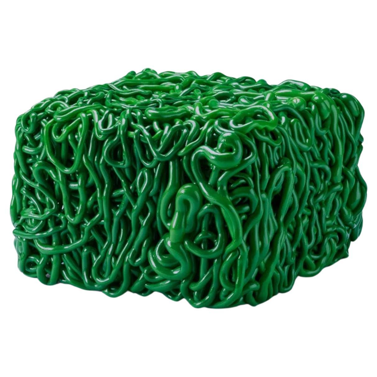 Meritalia Senzafine Pouf, Green by Gaetano Pesce For Sale