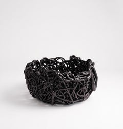 Meritalia Senzafine Round Basket Large Vase - Storage basket by Gaetano Pesce
